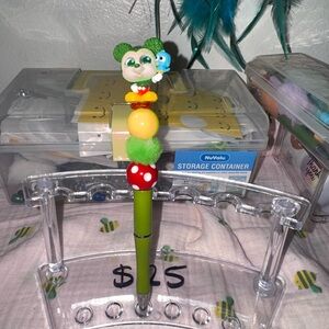 Green and Red Mickey Mouse Pen